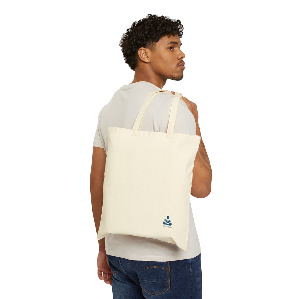 “Stop, Feel, Breathe & Be” Reusable Cotton Tote