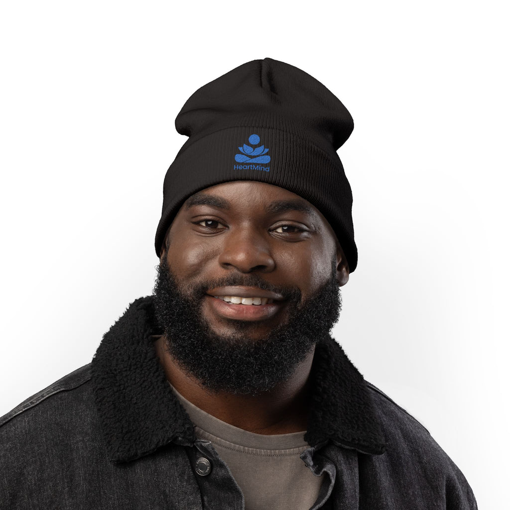 Embroidered Knit Beanie