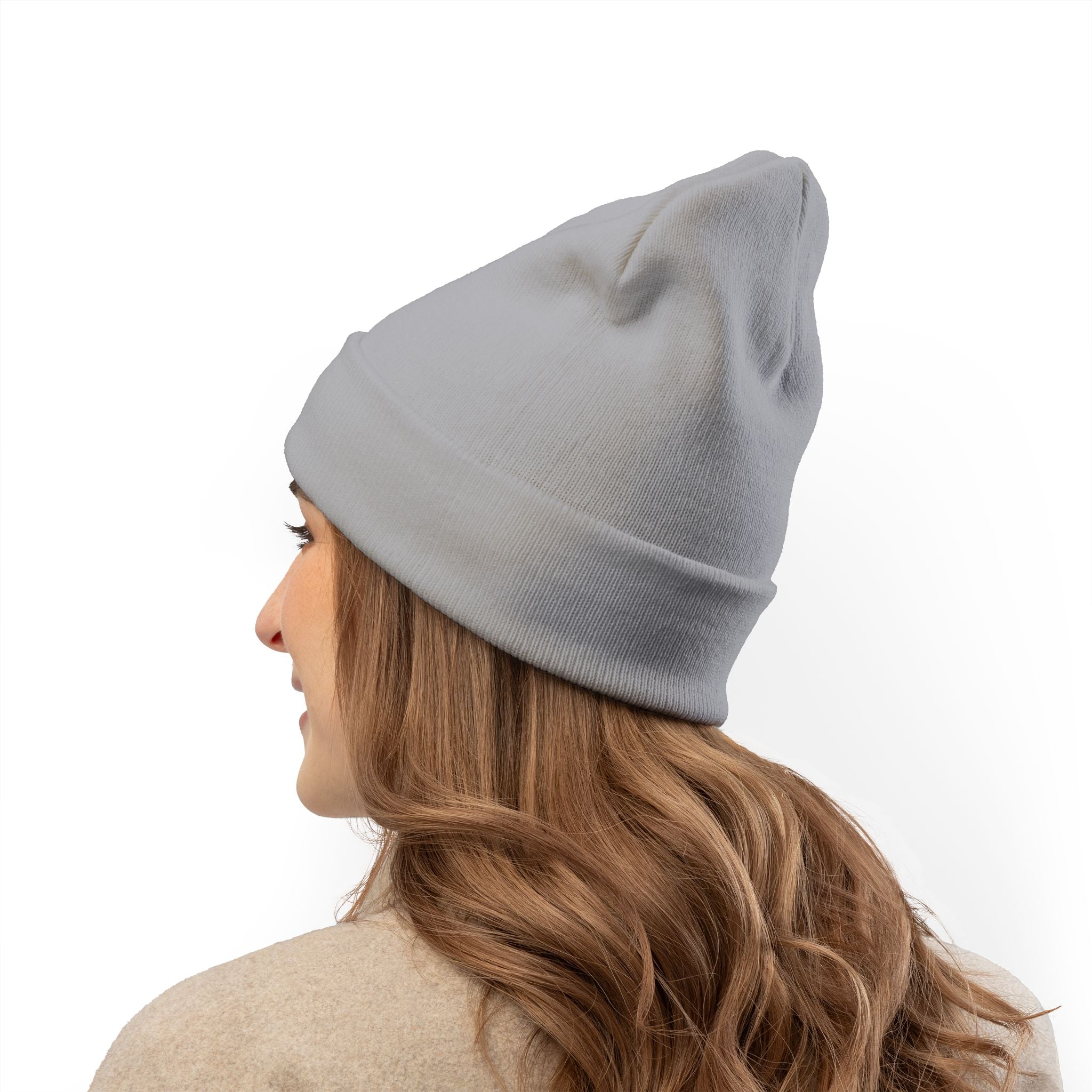 Embroidered Knit Beanie
