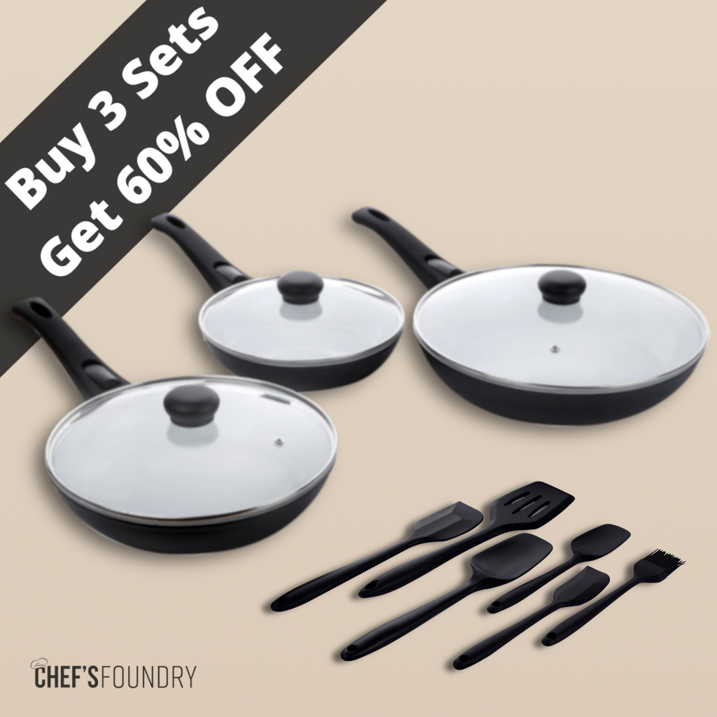 P600 Cookware Frying Pan Set